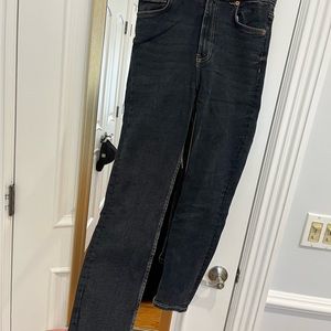 ZARA black high waisted skinny jeans